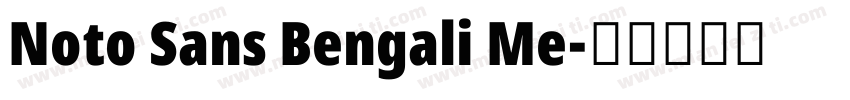 Noto Sans Bengali Me字体转换